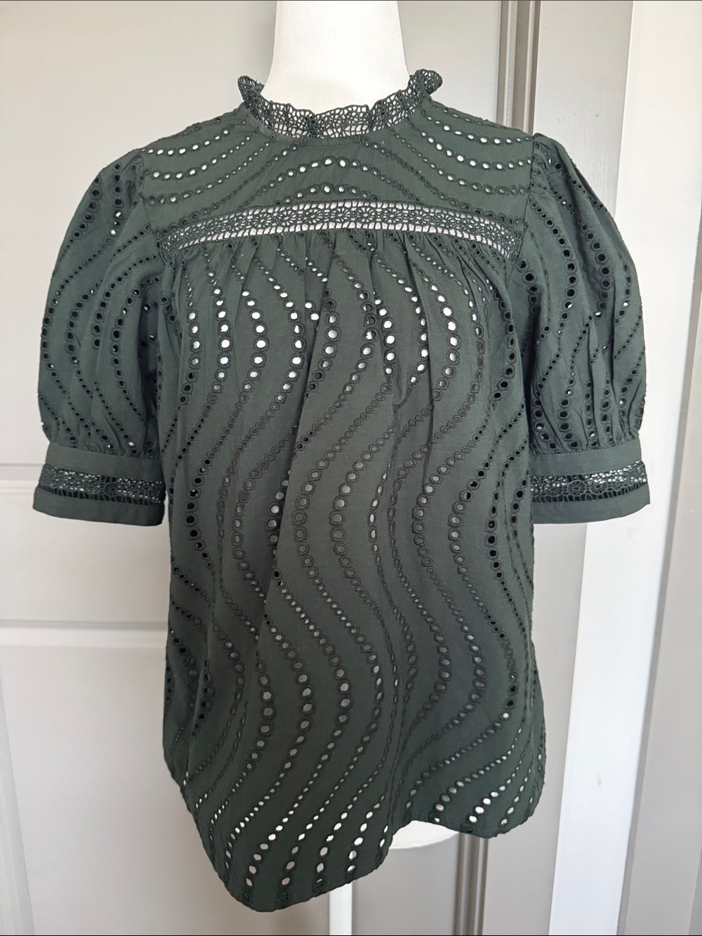 NWT Ulla Johnson Eyelet Detail Top
